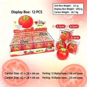 Tomato Moldable Squishy Stress Toy — product view