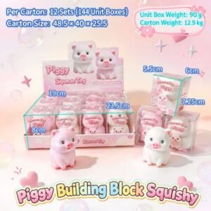 Piggy Moldable Squishy Stress Toy — product view