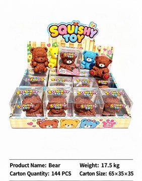 Bear Crunchy Squishy Fidget Toy — product view