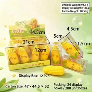 Corn Moldable Squishy Stress Toy — product view