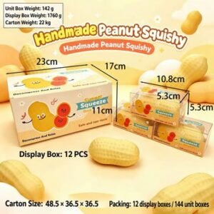 Peanut Moldable Squishy Stress Toy — product view