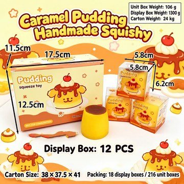 Pudding Moldable Squishy Stress Toy — product view