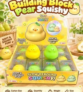 Pear Crunchy Squishy Fidget Toy — product view