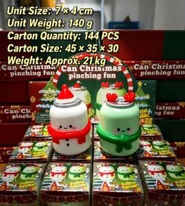 Christmas Can Crunchy Squishy Fidget Toy — product view