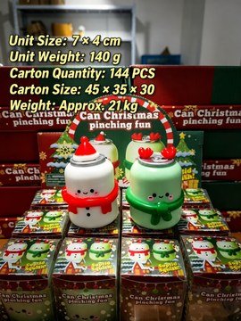 Christmas Can Crunchy Squishy Fidget Toy — product view