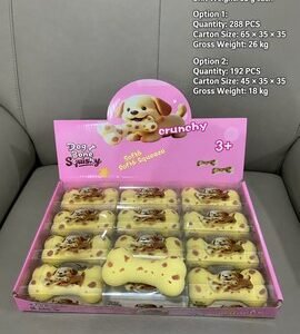 Dog Bone Crunchy Squishy Fidget Toy — product view