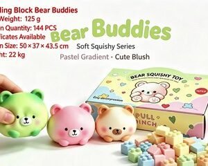 Bear Buddies Crunchy Squishy Fidget Toy — product view