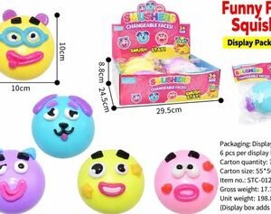 Funny Face Crunchy Squishy Fidget Toy — product view