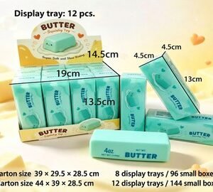 Green Butter Stick Crunchy Squishy Fidget Toy — product view