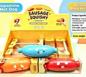 Dopamine Hot Dog Crunchy Squishy Fidget Toy — product view
