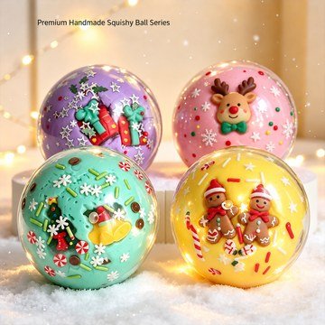 Christmas Crystal Ball Slow Rebound Squishy Toy — product view