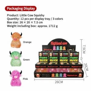 Highland Cow Slow Rebound Squishy Toy — product view