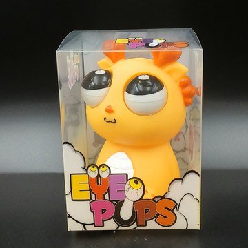 Yellow Eye Popping Dragon Squeeze Fidget Toy — product view