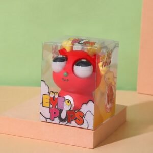 Red Eye Popping Dragon Squeeze Fidget Toy — product view