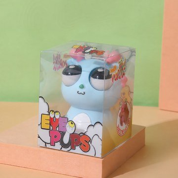 Blue Eye Popping Dragon Squeeze Fidget Toy — product view